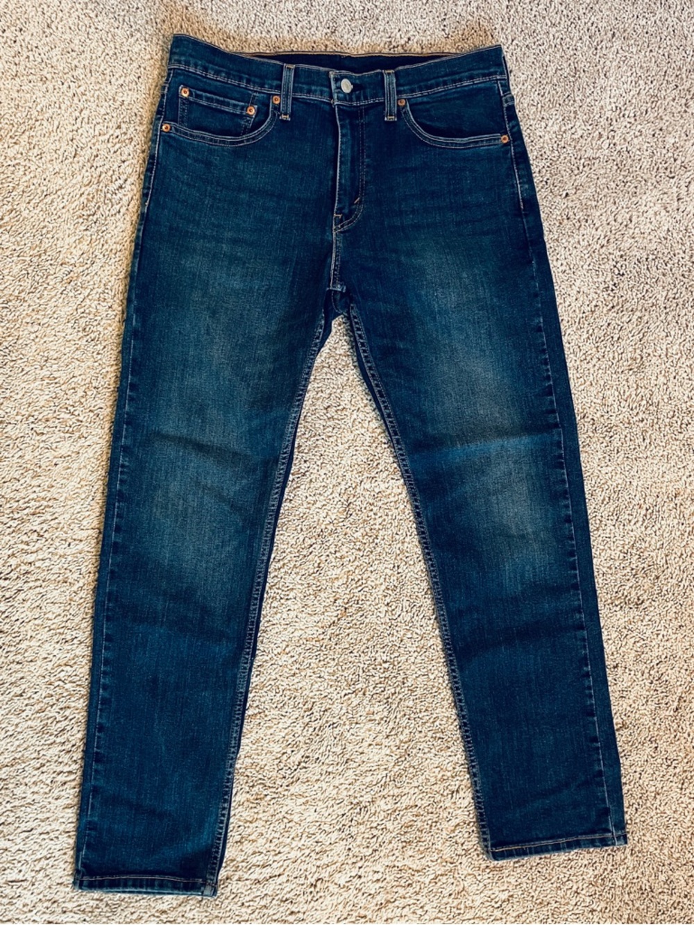 Levi's 502 Taper Fit Jeans in Dark Indigo 32x32